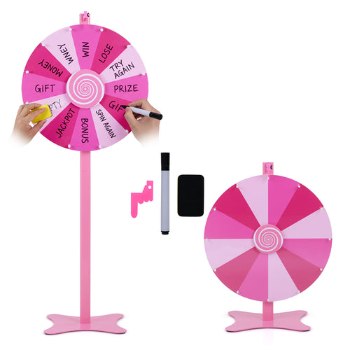 24 Inch Prize Wheel With Blackboard Marker, Eraser