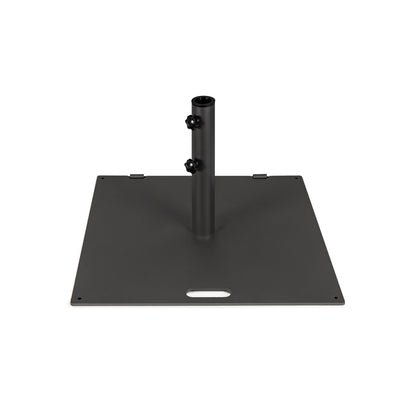 24 Inch Square Patio Umbrella Base 50 LBS Weighted, Black Outdoor Umbrella Bases at Gallery Canada