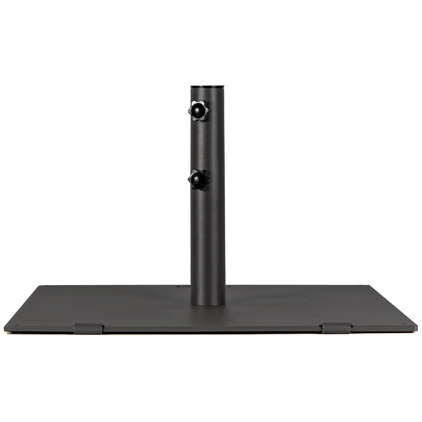24 Inch Square Patio Umbrella Base 50 LBS Weighted, Black Outdoor Umbrella Bases at Gallery Canada