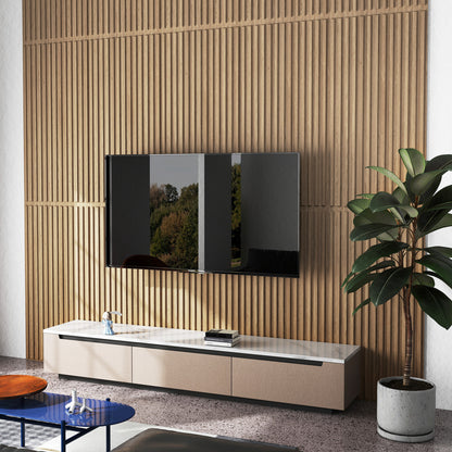 PVC Slat Wall Panels, 24-Pack, Interior Wall Decor, Walnut Decorative Accessories at Gallery Canada