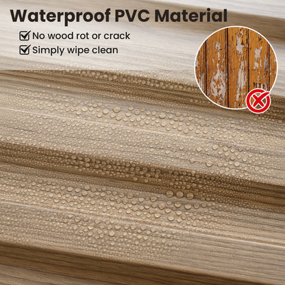 PVC Slat Wall Panels, 24-Pack, Interior Wall Decor, Walnut Decorative Accessories at Gallery Canada