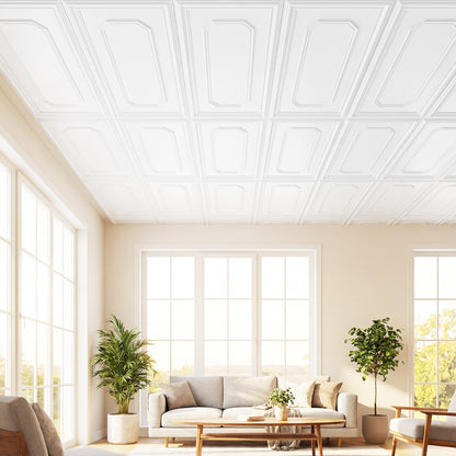 24 Pcs PVC Ceiling Tiles, Decorative Covering Panels Decorative Accessories at Gallery Canada