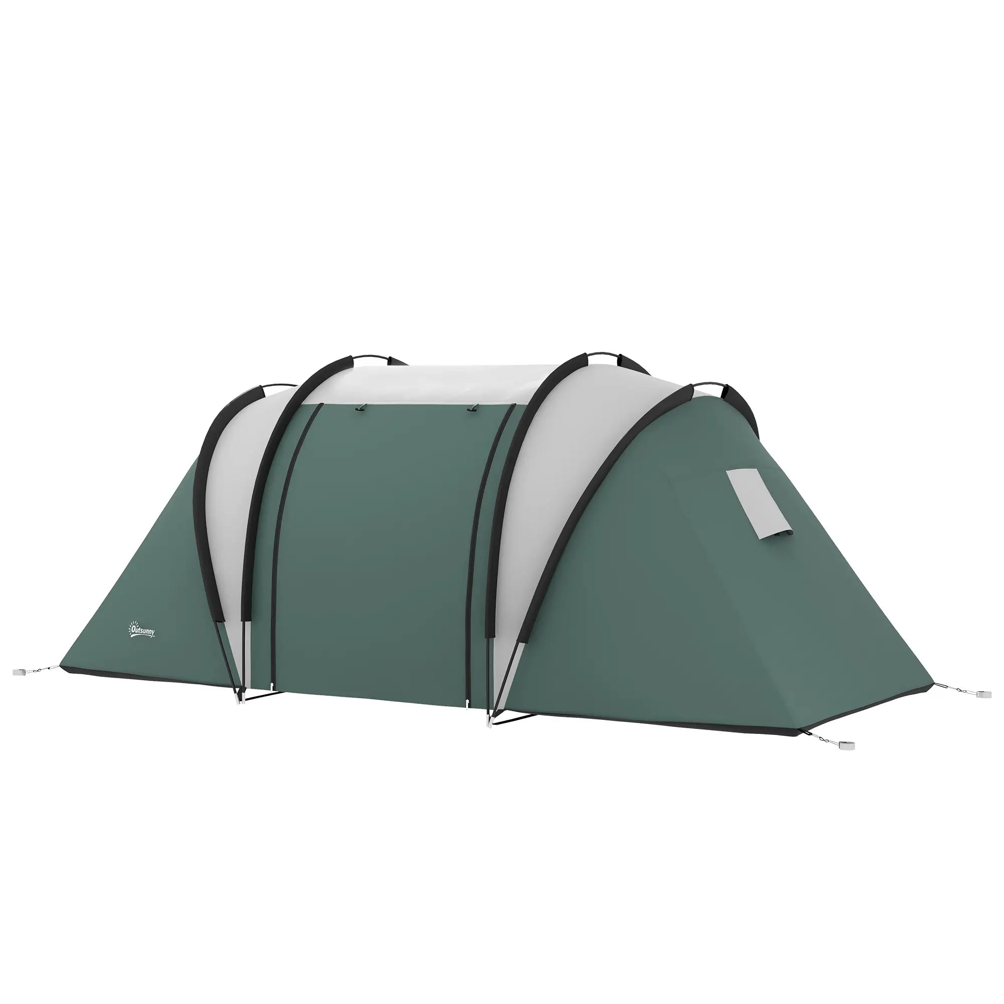 Camping Tent, 2 Bedrooms, Living Area, 3000mm Waterproof, Army Green Camping Tents Army Green at Gallery Canada
