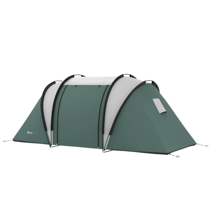 Camping Tent, 2 Bedrooms, Living Area, 3000mm Waterproof, Army Green Camping Tents Army Green at Gallery Canada