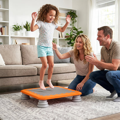 25.5 Inch Kids Mini Trampoline, Orange