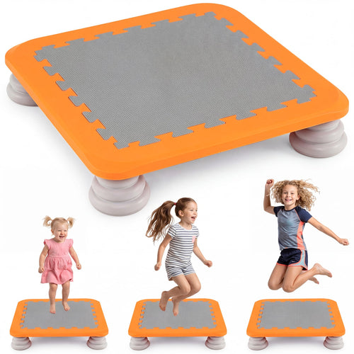 25.5 Inch Kids Mini Trampoline, Orange