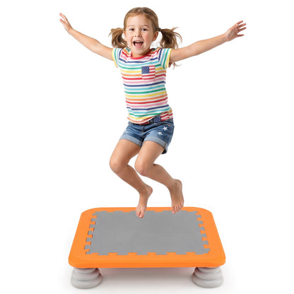 25.5 Inch Kids Mini Trampoline, Orange