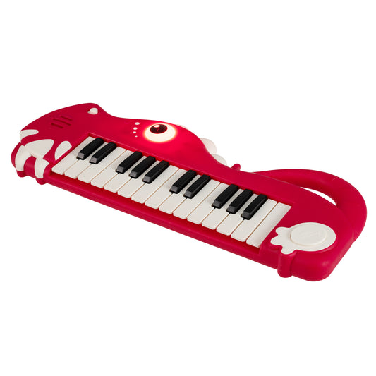 25-Key Dinosaur Piano Keyboard, With Music And Light, Red Pianos & Keyboards Red at Gallery Canada