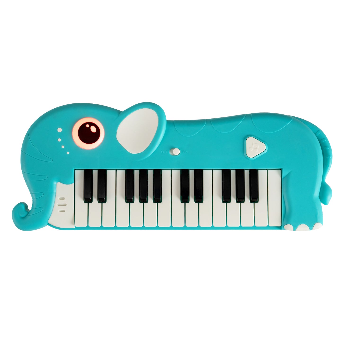 25-Key Kids Piano Keyboard, Elephant Shape, With Music And Light, Blue Pianos & Keyboards at Gallery Canada