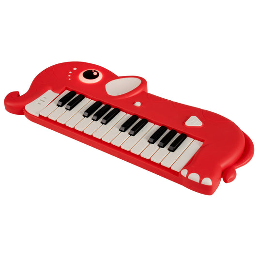 25-Key Kids Piano Keyboard, Elephant Shape, Red Pianos & Keyboards Red at Gallery Canada