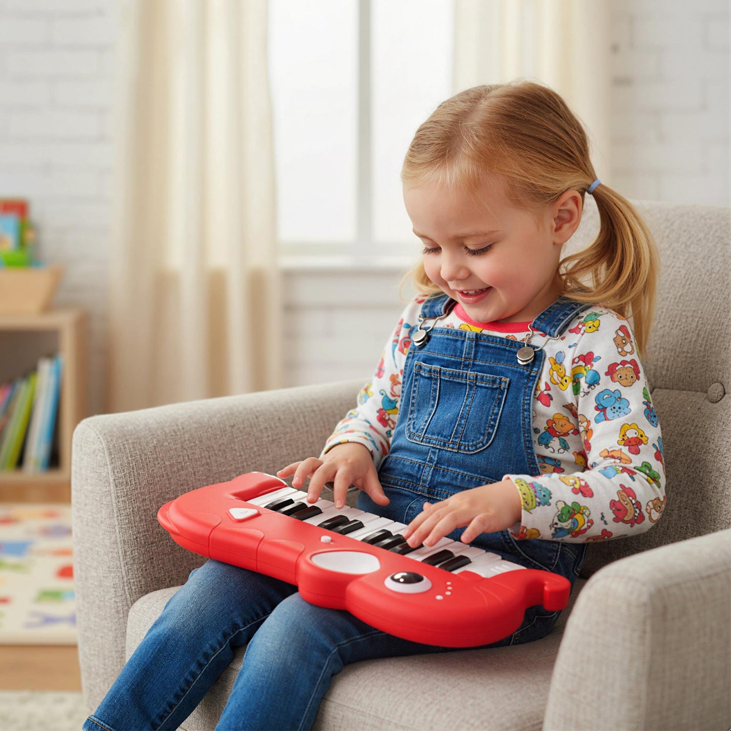 25-Key Kids Piano Keyboard, Elephant Shape, Red Pianos & Keyboards at Gallery Canada