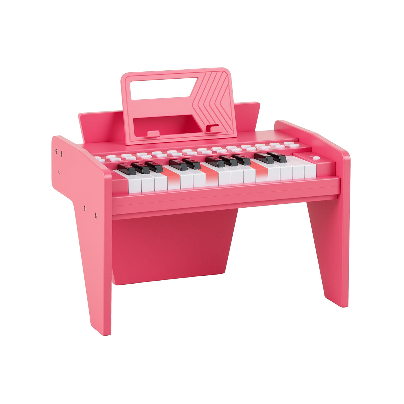 25 Keys Kids Piano Keyboard with Adjustable Speed and Volume, Pink Pianos & Keyboards Pink at Gallery Canada