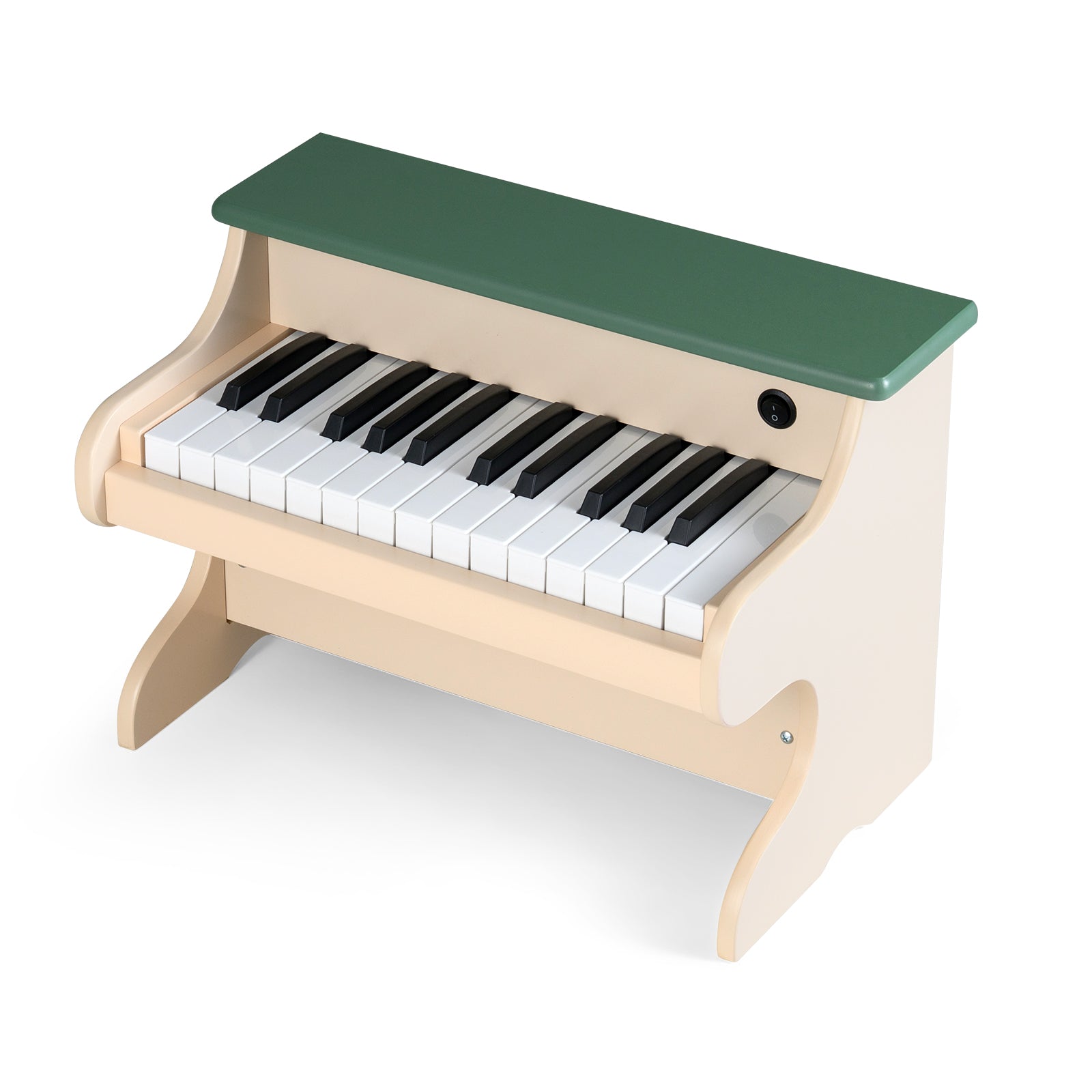 25 Keys Kids Piano Keyboard Wooden Digital Piano Toy with Removable Music Stand, Green Pianos & Keyboards at Gallery Canada