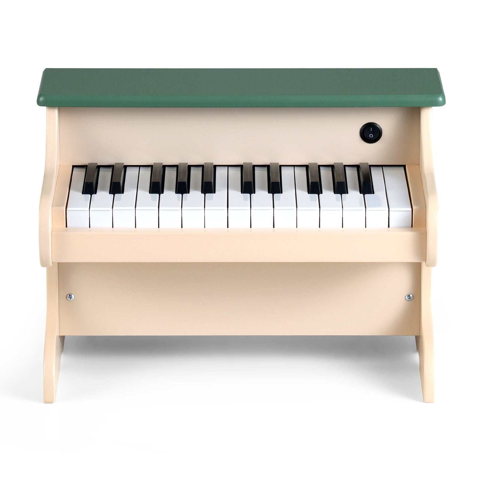 25 Keys Kids Piano Keyboard Wooden Digital Piano Toy with Removable Music Stand, Green Pianos & Keyboards at Gallery Canada