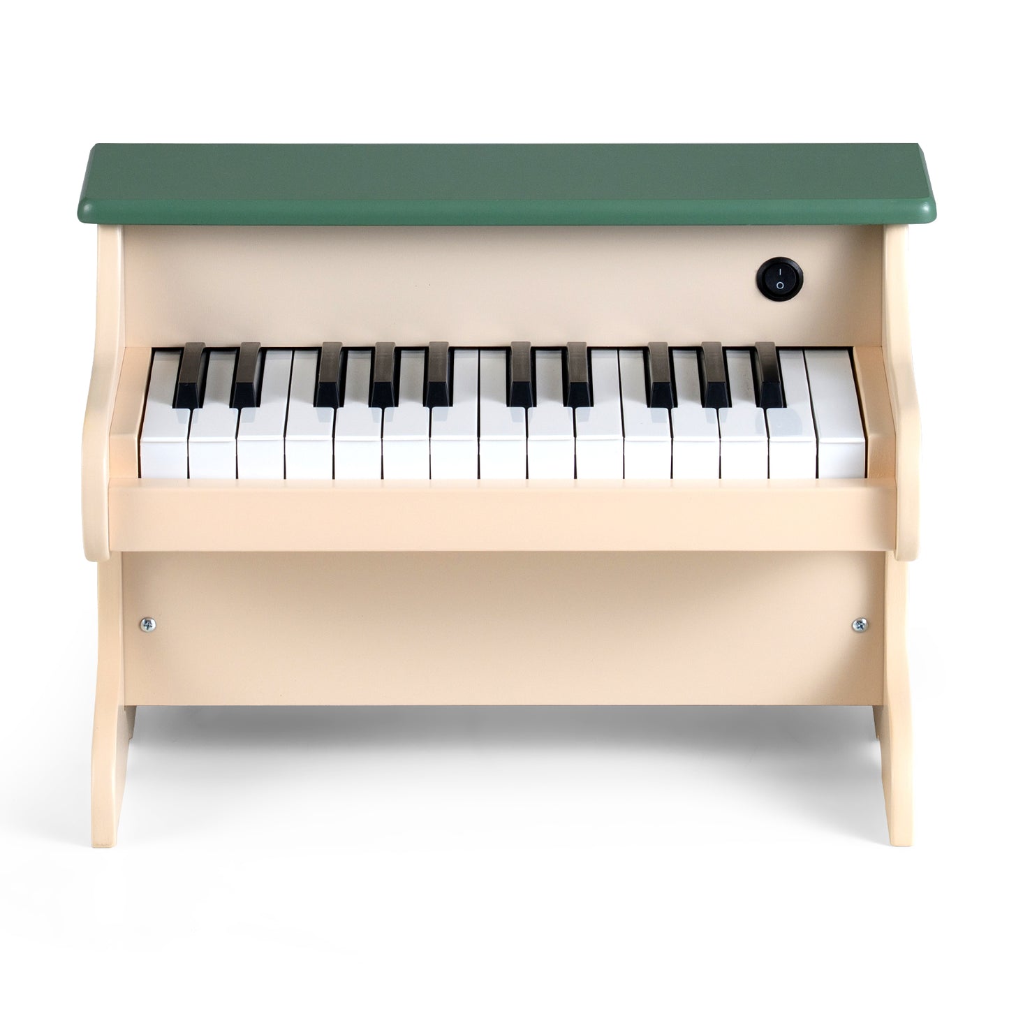 25 Keys Kids Piano Keyboard Wooden Digital Piano Toy with Removable Music Stand, Green Pianos & Keyboards at Gallery Canada