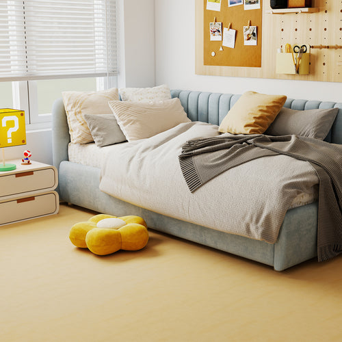 25 Pack-100 Sq.Ft. Foam Floor Tiles Interlocking Carpet Tiles with Edge Borders, Beige