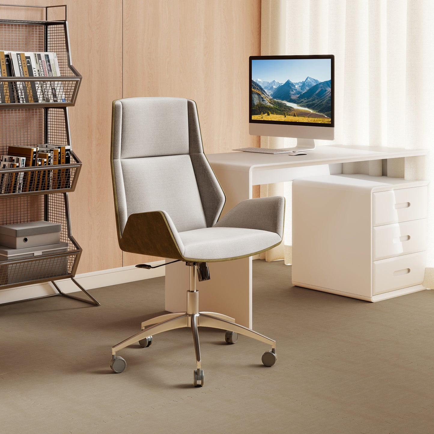 25 Pack 100 Sq.Ft. Interlocking Foam Floor Tiles, Beige Decorative Fencing & Flooring at Gallery Canada