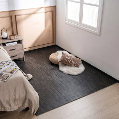 25 Tiles Wood Grain Foam Floor Mats, Black Decorative Fencing & Flooring at Gallery Canada