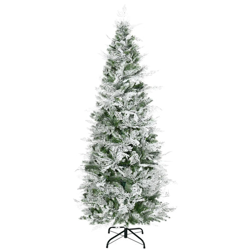 6 Feet Artificial Christmas Tree, 517 Cypress Branches, Auto Open, Green