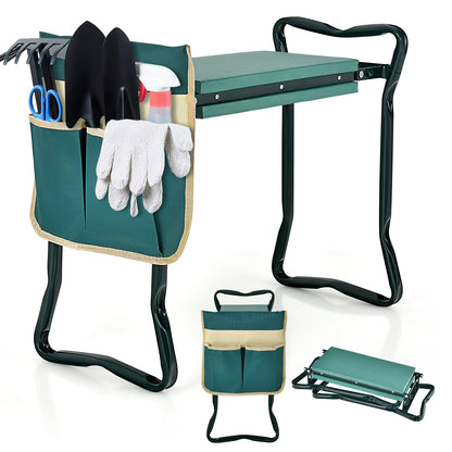 Folding Sturdy Garden Kneeler Pad and Cushion Seat, Green Garden Tools at Gallery Canada