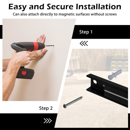 18 Inch Magnetic Tool Holder Strip, Black Garages at Gallery Canada