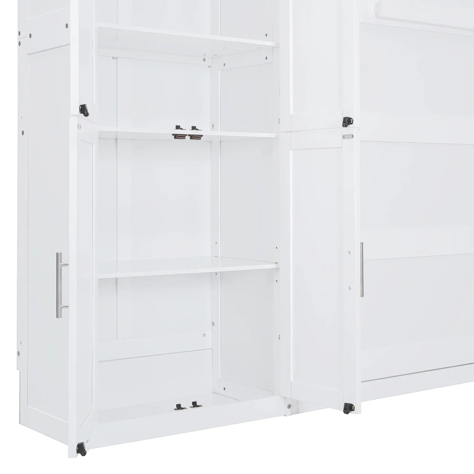 Murphy Bed with Cabinets, Space-Saving Design, 117.5
