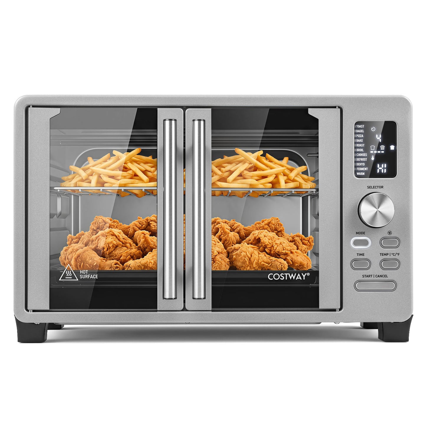 26.4 Quart French Door Convection Toaster Oven, 11 Presets, 1500W