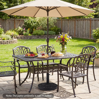 Heavy-Duty Round Umbrella Stand, 26.5 LBS Outdoor Umbrella Bases at Gallery Canada