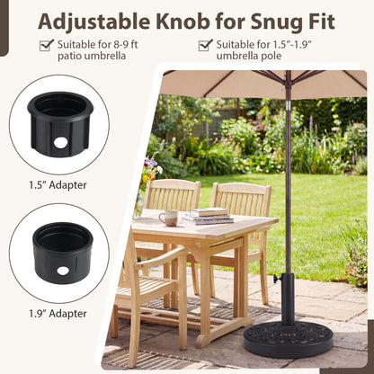 Heavy-Duty Round Umbrella Stand, 26.5 LBS Outdoor Umbrella Bases at Gallery Canada