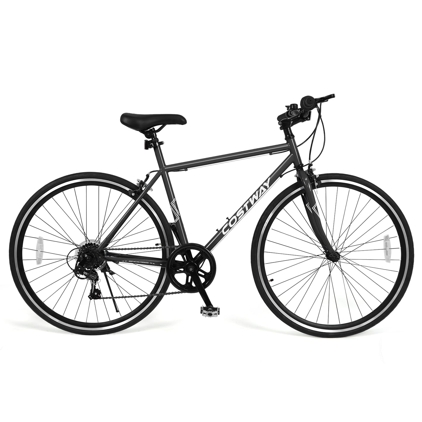 26 Inch Mountain Bike Adjustable with 6-Speed and All-terrain Rubber Wheels, Black Kids Bike at Gallery Canada