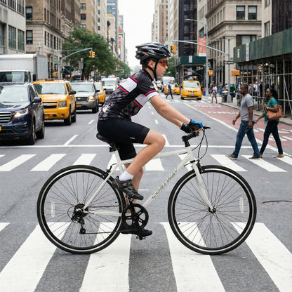 26 Inch Mountain Bike Adjustable with 6-Speed and All-terrain Rubber Wheels, Gray Kids Bike at Gallery Canada