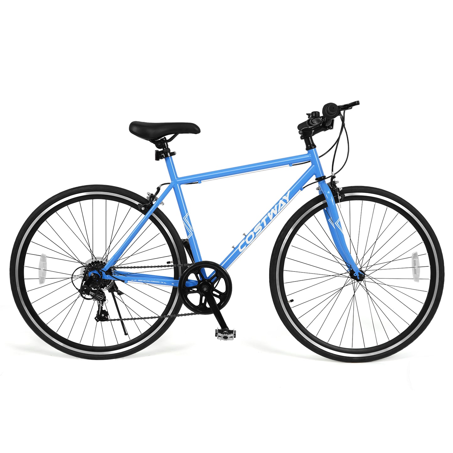 26 Inch Mountain Bike Adjustable with 6-Speed and All-terrain Rubber Wheels, Blue Kids Bike at Gallery Canada