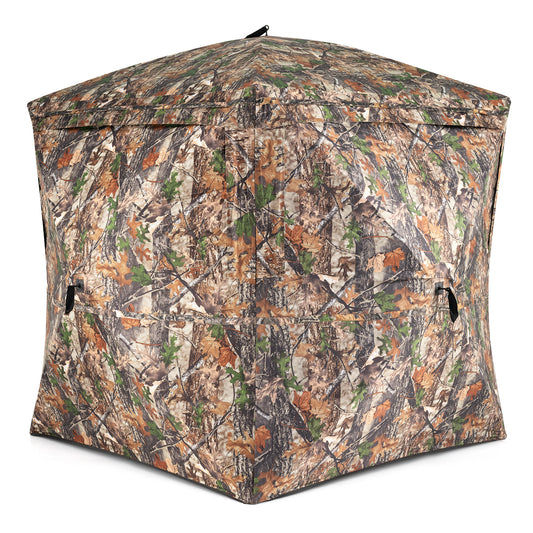 270° See Through Hunting Blind Tent with Silent Magnetic Door, Camouflage Tents Camouflage at Gallery Canada