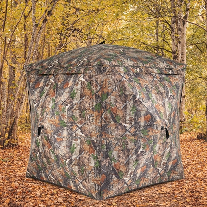 270° See Through Hunting Blind Tent with Silent Magnetic Door, Camouflage Tents at Gallery Canada
