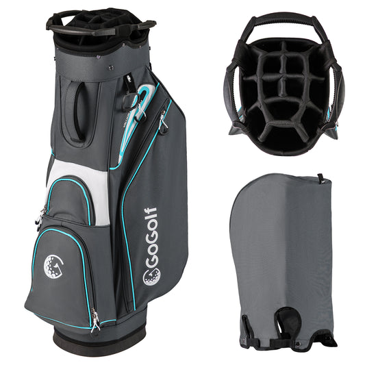 Lightweight Portable Golf Cart Bag, Gray Golf Gray at Gallery Canada