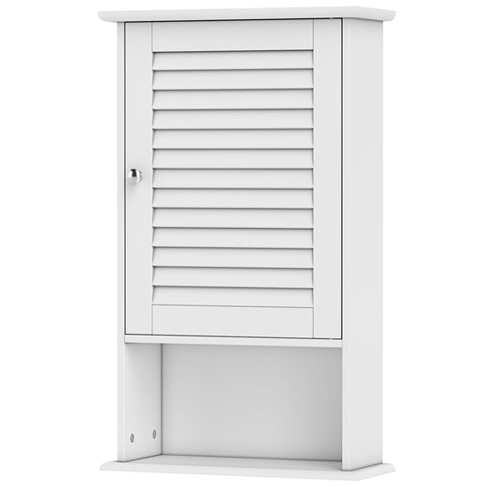 27.5 Inch H Wall Hanging Bathroom Storage Cabinet, White Wall Cabinets White at Gallery Canada
