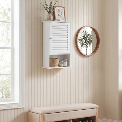 27.5 Inch H Wall Hanging Bathroom Storage Cabinet, White Wall Cabinets at Gallery Canada