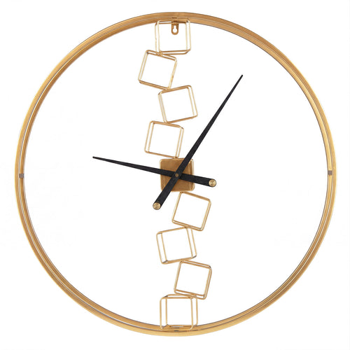 27 Inch Large Wall Clock, For Living Room Bedroom Kitchen, Yellow