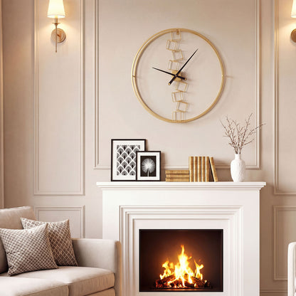 27 Inch Large Wall Clock, For Living Room Bedroom Kitchen, Yellow Decorative Accessories at Gallery Canada