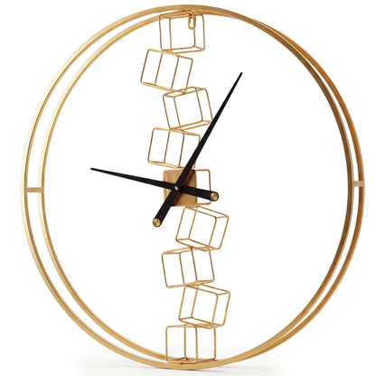 27 Inch Large Wall Clock, For Living Room Bedroom Kitchen, Yellow Decorative Accessories at Gallery Canada
