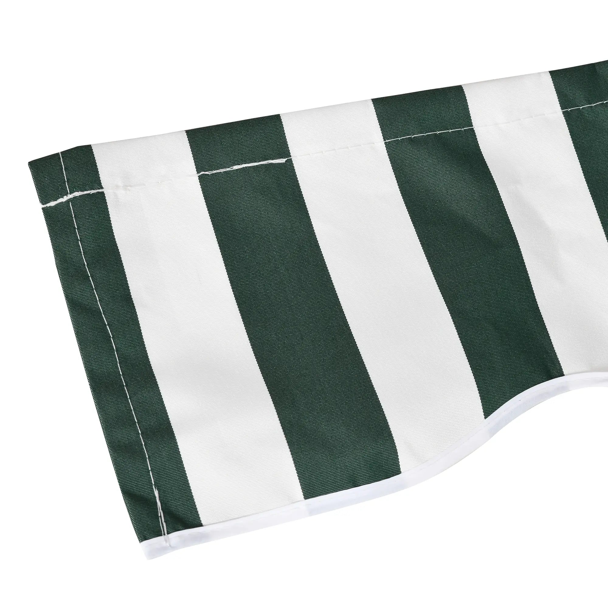 11' x 10' Retractable Awning Fabric, UV Protection, White, Green Awning Fabric Replacement at Gallery Canada