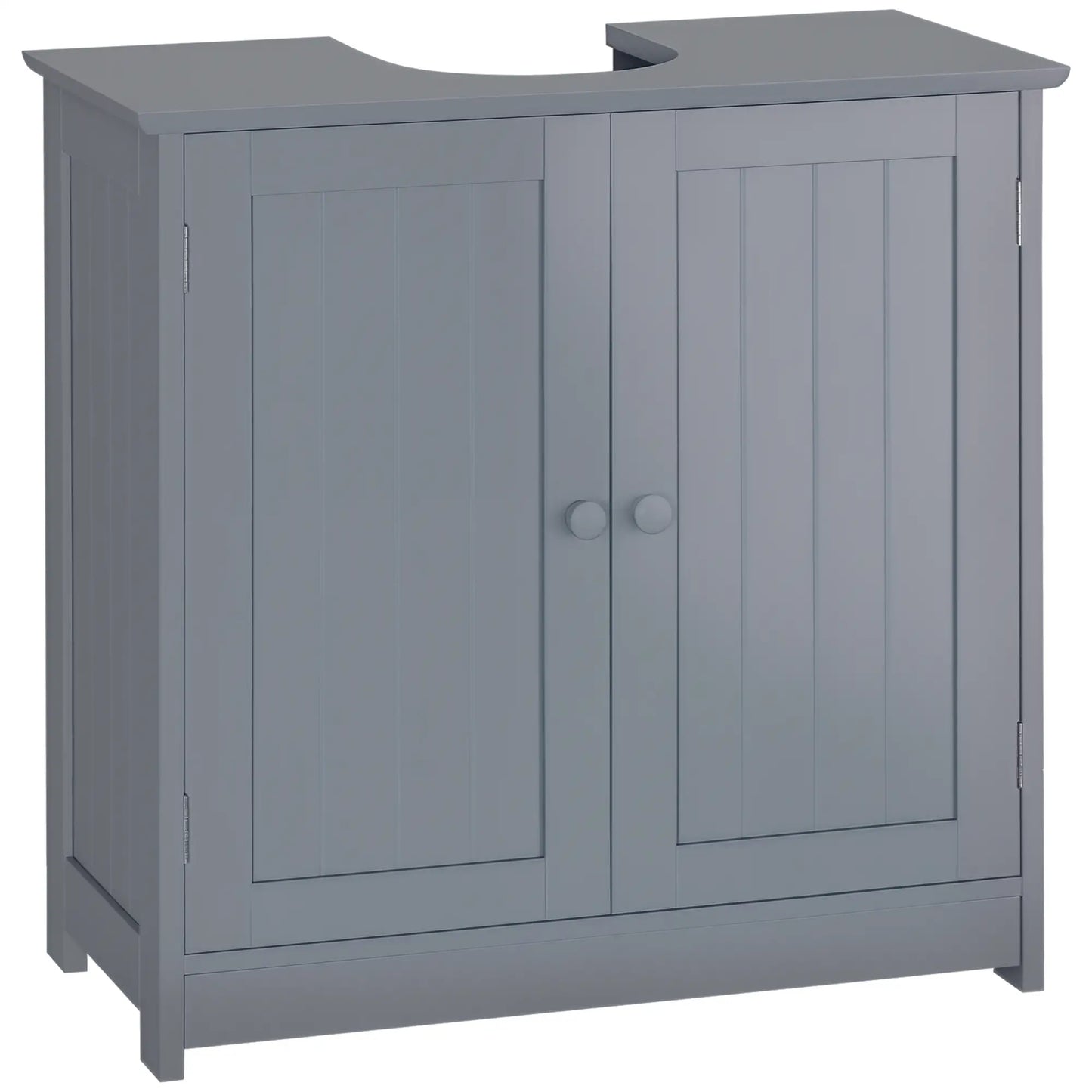 Under Sink Bathroom Cabinet, 2 Doors, Shelf, Grey Bathroom Cabinets Grey at Gallery Canada