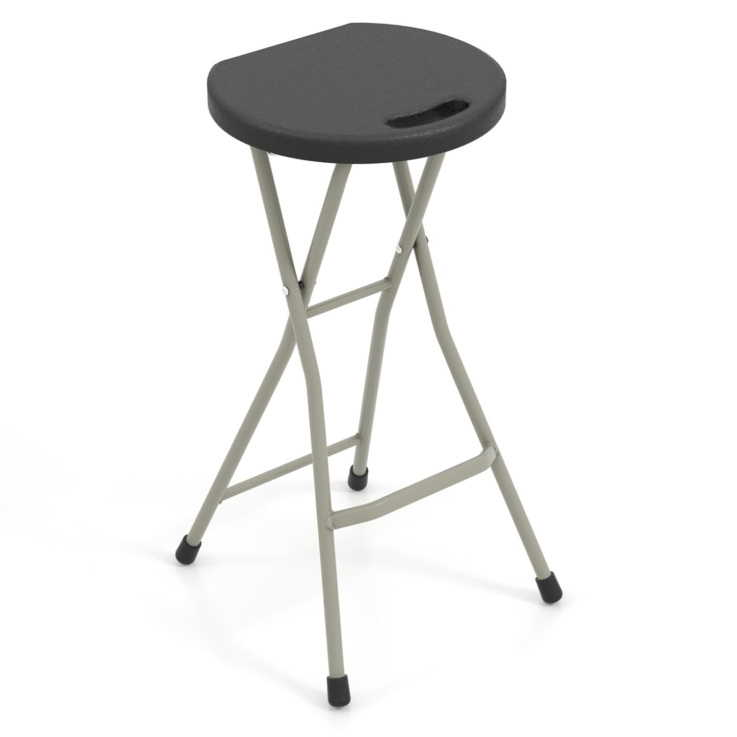 28 Inch Portable Folding Stool, 330lbs Sturdy Frame Patio Dining Chairs at Gallery Canada