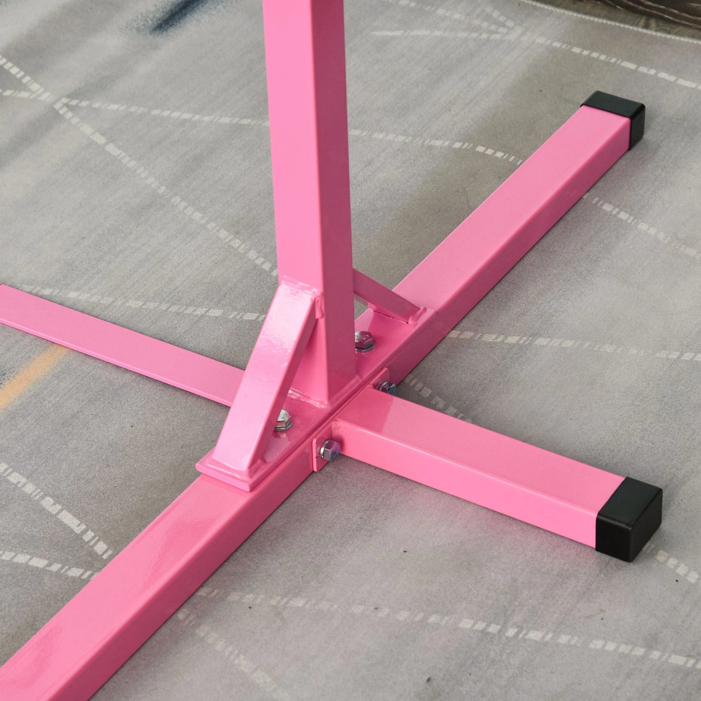 Kids Gymnastics Bar, 13-Level Adjustable Height, Pink Baby Gym & Playmats at Gallery Canada