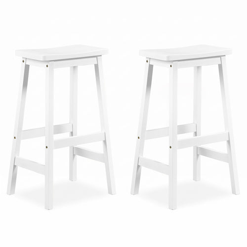 Set Of 2 Saddle-Seat Counter Stools, 29