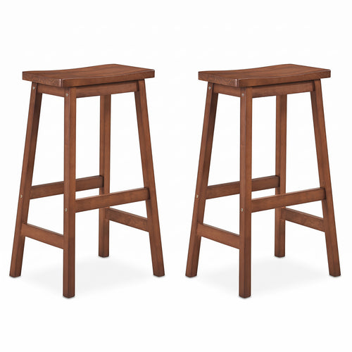Set Of 2 Saddle-Seat Counter Stools, 29