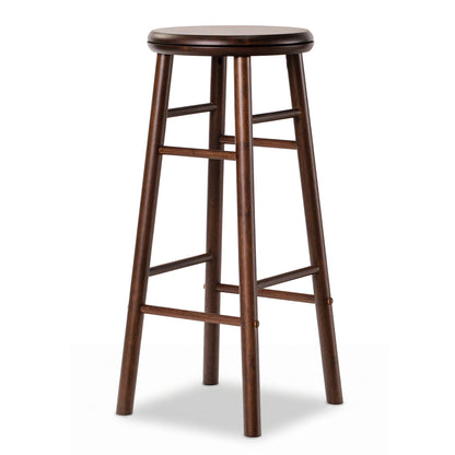 29" Swivel Bar Stools Set of 2, Walnut Bar Stools Walnut at Gallery Canada