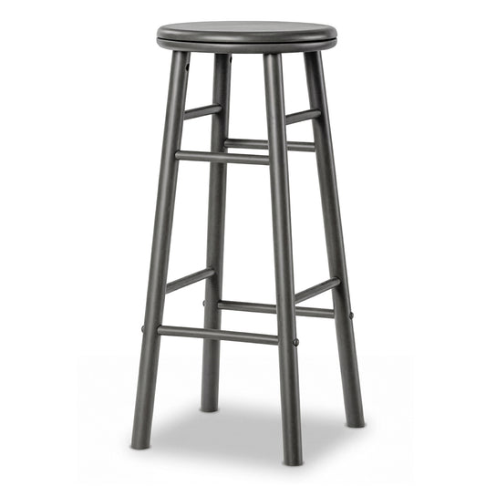 29" Swivel Bar Stools Set of 2, Gray Bar Stools Gray at Gallery Canada