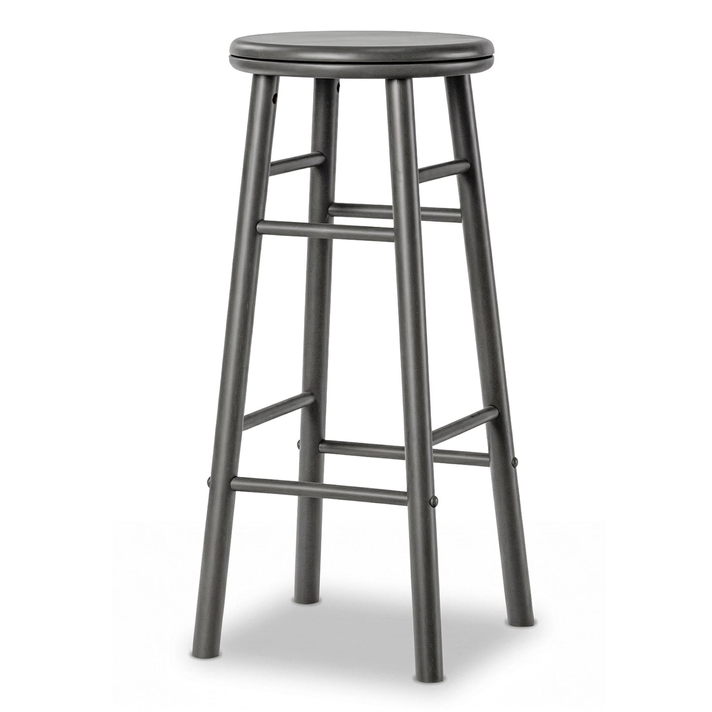 29" Swivel Bar Stools Set of 2, Gray Bar Stools at Gallery Canada