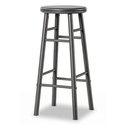 29" Swivel Bar Stools Set of 2, Gray Bar Stools at Gallery Canada